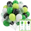 Paquete de Globos Yehua de 12 pulgadas Rosa-Verde-Blanco Dorado Vintage Empaquetado al Vacío Transfronterizo Decoraciones Mixtas para Fiesta de Boda Cumpleaños
