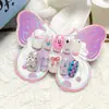 Adolescentes y Niños Usan Esmalte de Uñas, Niña Linda Manicura de 12-18 Años, Niños Mayores y Niños Usan Esmalte de Uñas de Mariposa