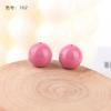Macaron Cuentas Redondas de Agujero Recto Coloridas DIY Hechas a Mano Cadenita para Teléfono Móvil con Cuentas Pulsera Collar Accesorios de Joyería Material de Cuentas Sueltas