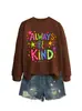 Sudadera casual y cómoda para mujer con estampado floral de grafiti "always be kind", elegante, para comercio exterior, sitio independiente Amazon eBay