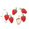 Accesorios de Joyería DIY Colgante de Aleación con Goteo de Aceite Colgante Labios Rojo Llama Aretes Pulsera Collar Materiales para Hacer Original