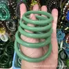 Pulseras al por mayor de imitación de jade verde y blanco, artículos populares para transmisiones en vivo, regalos para el Día de la Madre y el Día de la Mujer