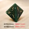 Suministrado Directamente por el Fabricante, Dados Poliedros de Ágata India Natural Dados para Juego de Rol D&D Set Z03