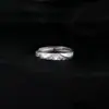 Anillos de Pareja Mariposa Isla Montañosa de Plata S925 para Hombres y Mujeres, Anillos de Mariposa con Circonita Brillante de Lujo Ligero, Anillos de Pareja, Regalo de San Valentín
