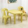 Venda Direta de Fábrica Mesa Plástica para Estudo em Casa Sala de Estar Lazer Conjunto de Mesa e Cadeira para Crianças Mesa de Estudo e Escrita Peça Única Dropshipping