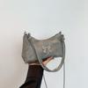 Bolso bandolera de hombro con cadena a juego estilo occidental con lazo para mujer, primavera y verano 2024, bolso cuadrado pequeño de tela para mujer, moderno