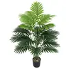 Planta Verde Transfronteiriça em Vaso Girassol Sala de Estar Interna Móveis Domésticos Folhas de Ferro Decorativas Árvore Falsa Vaso Metabo