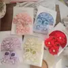 Conjunto de Gorro y Calcetines para Bebé Niña, Gorro Pullover de Flor de Perla, Gorro Protector de Fontanela para Recién Nacido, Gorro Indio
