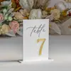 Amazon Transfronterizo en stock Mesa de Boda Acrílico Digital Recepción de Boda Fiesta Mesa Decorativa Plato Adornos de Banquete