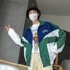 Casaco de rua americano bonito europeu e americano Street Contrast Cor costura Casaco Hip Hop Masculino Hip Hop Casaco de casal Estudante