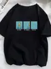 Camiseta 2025 Amazon Estilo Europeu e Americano com Estampa de Letras Interessante, Gola Redonda, Top Casual da Moda