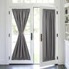 Amazon comércio exterior francês cor sólida alta sombreamento guarda-sol porta cortina de desgaste tipo pequena porta e janela cortina acabado fábrica atacado
