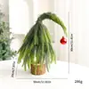 2026 Nuevos Adornos Navideños Transfronterizos Escena Navideña Árbol Fruta Roja Maceta de Plástico Adornos para Árbol de Navidad Al por Mayor