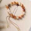Carbón Bodhi carbón garra de gato Jade Blanco Bodhi pulsera garra de gato giro de mano cadena para teléfono móvil Wenwan giro de mano venta al por mayor pulsera para mujer