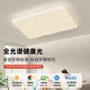 Lámpara de Sala de Estar, Lámpara de Techo, Simple, Moderna y Atmosférica, Lámpara Cuadrada Estilo Crema para Dormitorio Principal, Lámpara Principal de Pasillo con Protección Ocular de Espectro Completo