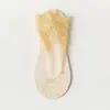 Meias com Renda, Meias de Malha Respiráveis Ultrafinas de Verão Femininas, Meias Cano Curto Grandes com Rosa, Meias Curtas Versáteis para Mulheres