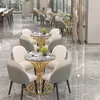 Juego de Mesa y Sillas de Negociación Tienda 4S, Juego de Mesa y Sillas de Recepción y Ocio, Mesa Redonda Pequeña, Mesa Comercial, Mesa de Recepción, Mesa de Comedor de Pizarra