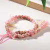 Cuerda de Mano Semi-Terminada Tejida a Mano Joyería para Cuerda de Mano Se Puede Ensartar Joyería de Mano DIY Cuerda de Mano de Cera de Abeja Dzi Pulsera Venta al por Mayor