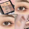 Paleta de Sombras Ebony Rose Modelo Novo 2025 Maquiagem Diária Leve Tons Rosa Matte Cores Terrosas Baixa Saturação Perolado Glitter Fino