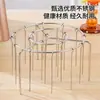 Freidora de Aire Doméstica para Cocina, Soporte Vertical Especial para Brochetas, Estante Colgante de Acero Inoxidable para Barbacoa, Parrilla Redonda Colgante para Brochetas de Carne