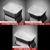Caja de Muestras de Acero Inoxidable 304 Caja de Muestras de Alimentos para Hotel, Comedor, Guardería Botella de Muestra con Tapa Rectangular