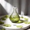 Vaso de vidro sódio-cálcico de luxo de alta qualidade, pote de armazenamento quadrado de boca estreita em formato de diamante para sala de estar em casa, modelo de cultura de água, atacado transfronteiriço