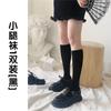 Calcetines Lolita de Pantorrilla Calcetines Finos de Encaje a Media Pantorrilla Calcetines de Felpa Blancos de Primavera y Verano para Mujer Transpirables Calcetines Lolita