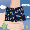 Bañador tipo bóxer para niño con cordón ajustable, talla pequeña y mediana, para buceo en aguas termales, cómodo y elástico.