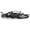 Pulsera Popular Europea y Americana Negra Simple de Cuero Vacuno Multicapa Estrella de Cinco Puntas con Cuentas Trenzada Set de Pulseras Decoración Venta al por Mayor