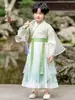 Ziqiwa 2026 Coleção Outono Nova Hanfu Masculino Estilo Antigo Uniforme Estudantil Hanfu Infantil Roupa de Performance Traje de Cavalheiro