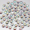 Accesorios de Pedrería Acrílica Redonda No Porosa de 4/6 mm con Base Plana para Manualidades DIY y Decoración