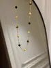Collar de Cadena para Suéter Retro de Nicho con Cuentas de Piedra Ojo de Tigre Bañado en Oro Real de 18K Joyería Versátil de Alta Gama para Mujeres