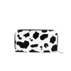 Cartera clutch tarjetera para estudiantes, larga antirrobo, lindo monedero, mini tarjetero de PU con tacto premium