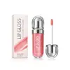 Gloss Labial Hidratante (Rosa Nude) Textura Sedosa Leve Tons Suaves de Rosa Brilho Hidratante Versátil para o Dia a Dia