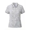 Ropa de Golf Pgm para Mujer 2026 Primavera/Verano Camiseta Polo de Manga Corta para Mujer Ropa Deportiva