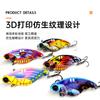 Isca Artificial Bionic Butterfly 5G-20G de Longo Alcance com Pintura 3D e Impressão, Isca Tremor de Dorso Fino para Robalo