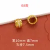 Accesorios de color dorado arena que conservan el color, joyería DIY, oro antiguo, cuentas espaciadoras de circón microincrustado, colgantes de diamantes de colores, pulseras, cordones para la mano con cuentas
