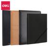 Deli oficina libro de cuero A4 bloc de notas 25k cuaderno de negocios cuaderno de PU actas de reunión venta al por mayor