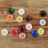 Botones Perlados Multicolor Hechos de Concha Natural, Concha de Perla Engrosada de 3 mm para Camisas, Cárdigans y Vestidos Infantiles