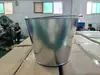 Cubo de hielo redondo de hojalata, cubo de hielo galvanizado redondo de hojalata de 5L, personalizable con logotipo impreso, fabricante de cubos de hielo al por mayor