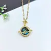 Collar de Acero Inoxidable para Mujer Joyería de Nicho Versátil Colgante de Cobre Cadena Elegante para Clavícula Joyería Cadena de Lujo Ligero