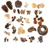 Fatias de Limão Decoração de Natal Acessórios Artesanais DIY Arranjo de Flores Ornamentos Decoração de Casa Pinhas Adereços de Fotografia Cascas de Frutas Secas