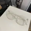 9071 Óculos Pequenos Estilo Fragrante Armação Preta Mostrando o Rosto Espelho Liso Pequeno Leve Óculos para Miopia para Rostos Quadrados e Redondos