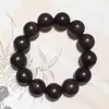 Pulsera de Imitación de Madera de Águila de Alta Calidad con Patrón de Rayas de Tigre, Estilo Étnico, 108 Cuentas, para Hombres y Mujeres
