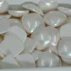 Decorações de Arte de Unha de Pérolas Barrocas de Resina, Concha de Imitação, Não Poroso, Alto Brilho, Strass para Unhas Meio Redondos Irregulares de Fundo Plano, Estilo Moderno