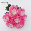 Buquê de rosas artificiais 7 Anna Mei flores de noiva para segurar arranjo de flores para casa decoração de hotel flores artificiais comércio exterior