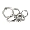 Acero Inoxidable 304 Tuerca Hexagonal Delgada Tuerca Raíz Rosca Fina Tapa de Tornillo Delgada Tuerca de Rosca para Tubería Imperial Tapa de Grifo de Bloqueo