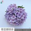 Hortensia Tiana, Hortensia de Película Táctil, Arreglo de Piso de Hotel con Flores de Seda, Arreglo Floral para Área de Bienvenida de Boda, Flores Artificiales