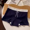 Calzoncillos tipo bóxer 10A Antibacterianos Sin Costuras Transpirables para Mujer de Cintura Media Panties Dopamina