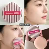 Esponja de maquillaje kobeleen a rayas polvo suave húmeda uso húmedo esponja de maquillaje para aplicar maquillaje elástica se adapta bien no absorbe el polvo doble uso seco y húmedo mujer venta al por mayor